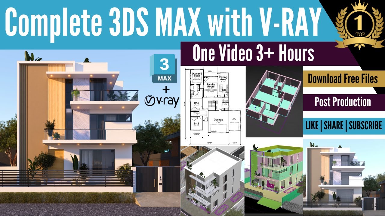 3ds Max & V-Ray Masterclass: The Complete Beginner’s Guide - YouTube