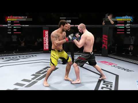 UFC 4 - Mid Combo Head Movement KO - Lead Hook, lean, Uppercut