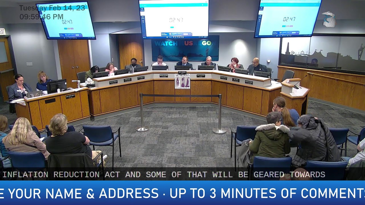 02/14/23 City Of Muskegon Commissioners Meeting