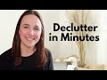 SPEED DECLUTTER // Making a Big Impact in a Short amount of Time ❤️