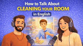 How to Talk About Cleaning Your Room in English | English Conversation Practice | Listening Podcast screenshot 1