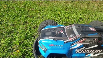 Arrma Kraton V5 (stock) trying with flysky GT5 & HRB graphene 5000/100c