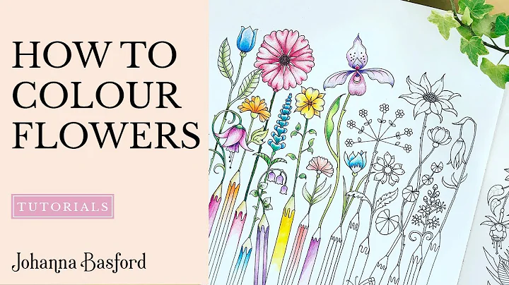 Colouring Tutorial : How to Colour Flowers