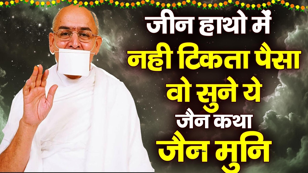 जिन लोगों के हाँथ में नहीं टिकता पैसा जरूर सुनें ये कथा। Jain Muni | Jain Amritdhara