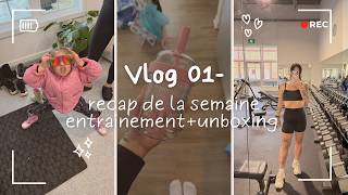 VLOG 01 - Recap de la semaine ( entrainements+ unboxing Costco + Haul )