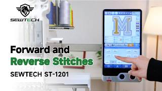 How to Move Forward & Reverse Stitches on SEWTECH ST-1201 Embroidery Machine