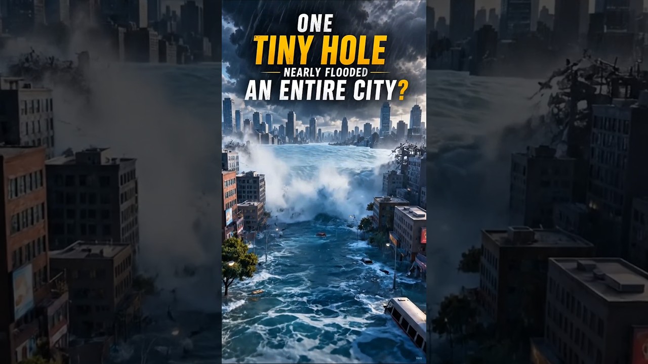 A tiny hole that Flooded Chicago. #historicalevents