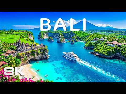 Bali 8K Drone Footage | Majestic Uluwatu Cliffs, Sacred Temples & Breathtaking Tropical Paradise