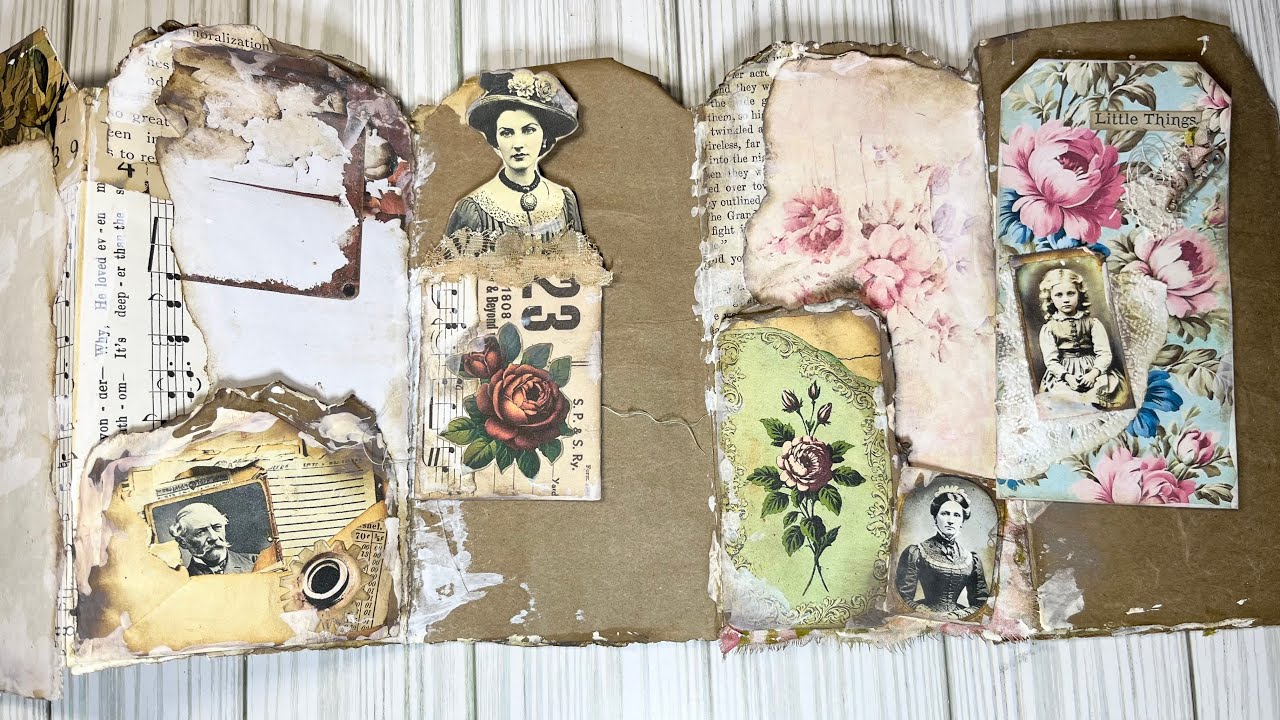Mini Grungy Tag Journal #6