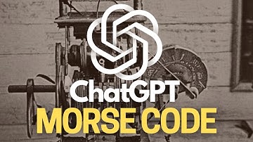ChatGPT Decipher the Morse Code