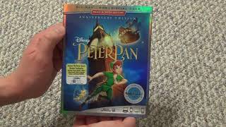 Disney's Peter Pan Multi-Screen Anniversary Edition Blu-Ray + DVD + Digital Code Unboxing