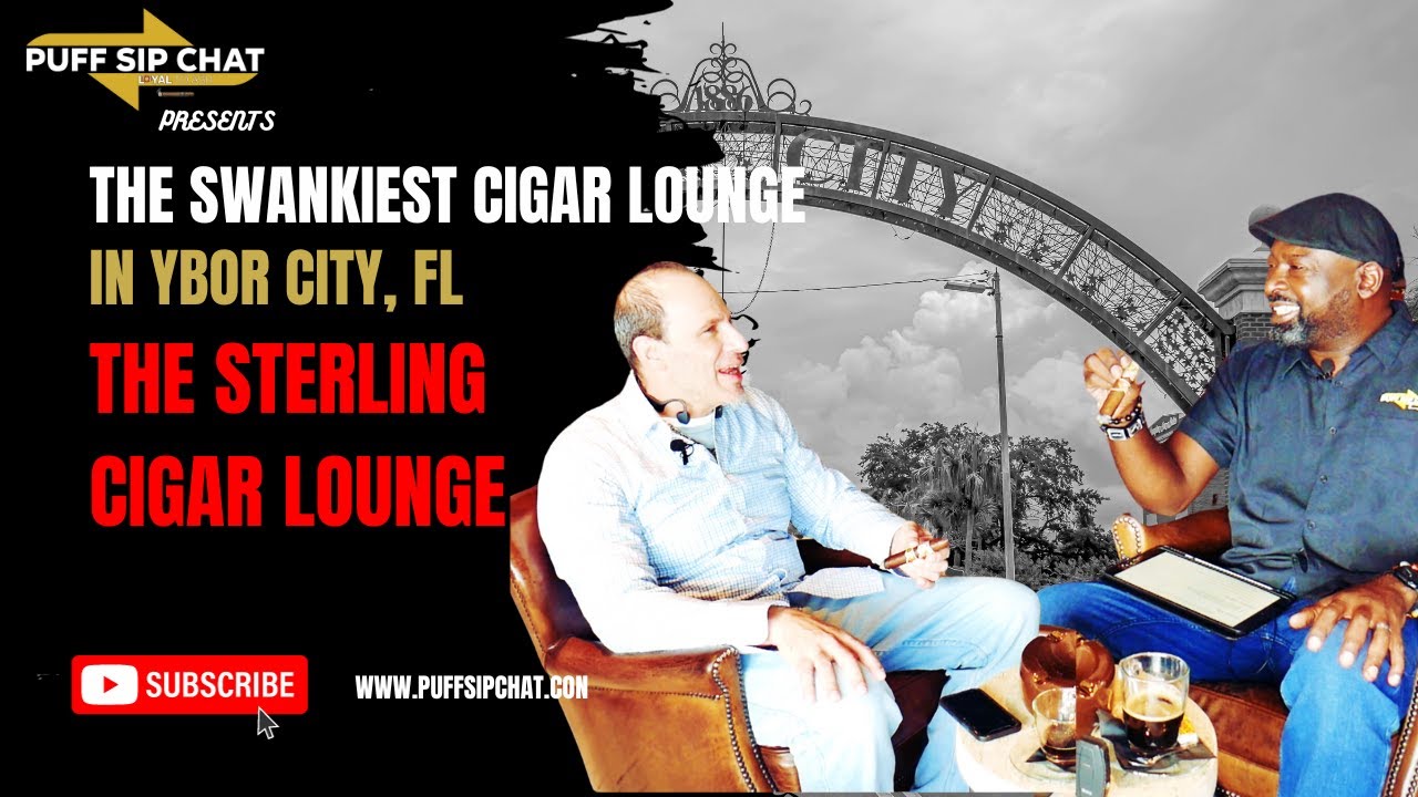 Самый шикарный сигарный бар в Ибор-Сити: The Sterling Cigar Lounge