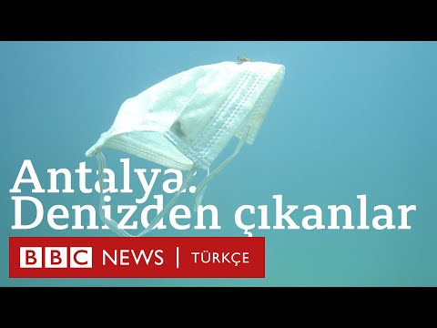 Antalya’da denizin dibinden çıkanlar: Maske, eldiven, cep telefonu, kurşun