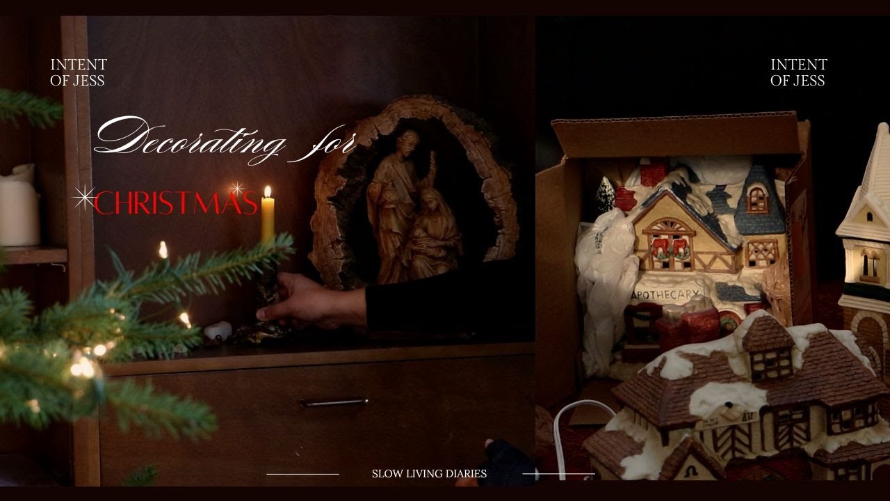 Slow Living Diaries | A slow afternoon Decorating for the Christmas season