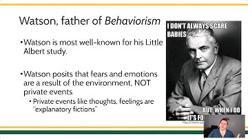 The History of Behavior Analysis