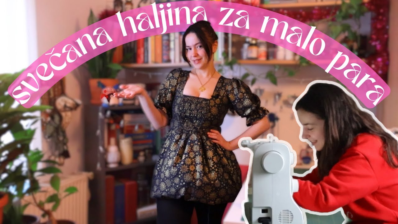 Nisam imala novaca za novogodišnju haljinu pa sam ju SAŠILA sama
