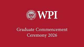 Graduate Commencement Ceremony 2026