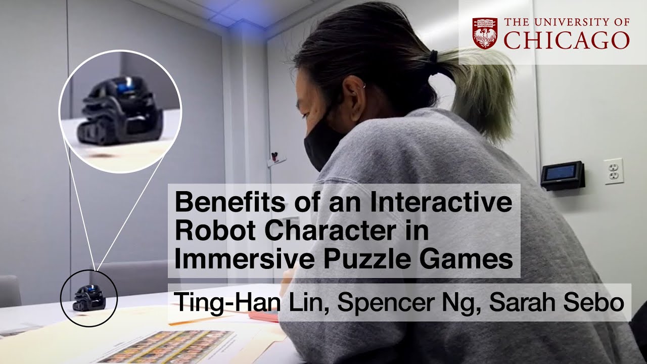 Benefits of an Interactive Robot Character in Immersive Puzzle Games   Study Video