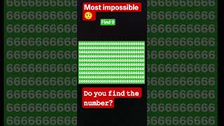 find number 9,, is very impossible ☠️☠️☠️🤨🤨🤨