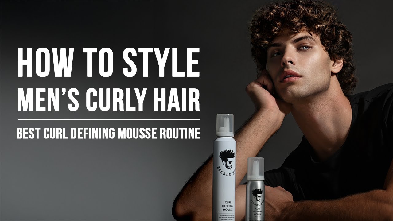 Уход за кудрявыми волосами у мужчин: как подчеркнуть локоны и избавиться от пушистости | Мусс для...