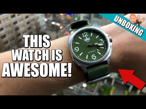 AWESOME NEW MODEL - Phoibos Sentinel 200M Watch Unboxing