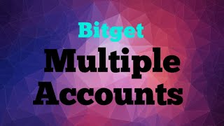How To Create Bitget Exchange Multiple Accounts| Paws Withdrawal | #bitgetexchange #pawsnewtask #Up