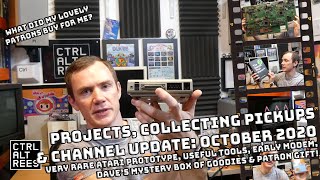 Famous Projects & Pickups: Rare Atari Hardware, New Tools, Mystery Box of ST Games & Patron Gift! Net Worth