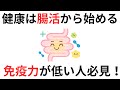 免疫力を上げるためにやるべき腸活とは?