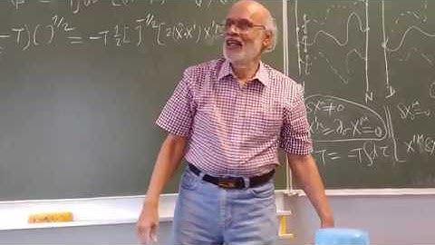 String Theory Lecture - 9 Part - 7/11 by Daya Shankar Kulshreshtha at the Univ. of Oldenburg