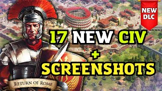 AoE II: DE - Return of Rome Screenshots! | NEW DLC