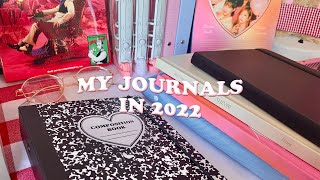 🍀📓 MY 2022 JOURNALS | planner set up, diary deco, aespa & shinee season's greetings unboxing 🏁💗