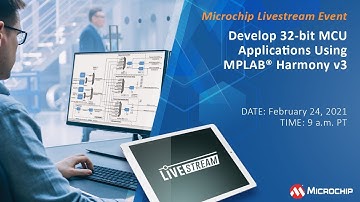 Develop 32-bit MCU applications using MPLAB® Harmony v3