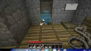 automatic mob trap and cactus farm machine (300 items in 3 minutes) (minecraft)