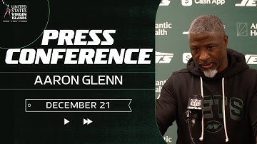 Aaron Glenn Postgame Press Conference (12/21) | New York Jets at New Orleans Saints | Week 16