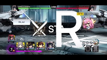 [CounterSide Sea]: J4F vs Rainshi Lin Xien + Awk team (PvP 26/9)