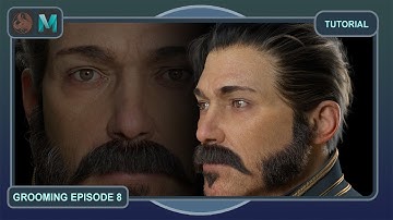 Ornatrix | Maya grooming for character "Commander" from Samir Mir. | Episode 8