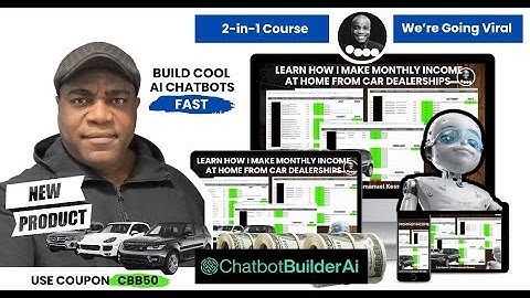 Fundamentals of Building AI Chatbot Course + How I Make Monthly Income at Home From Car Dealerships