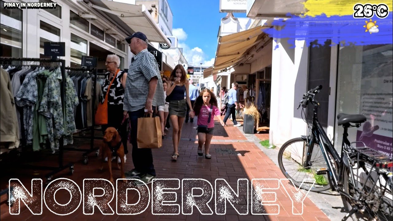 Norderney, ein Vormittag in den Sommerferien, bei Traumwetter, Island life 2025