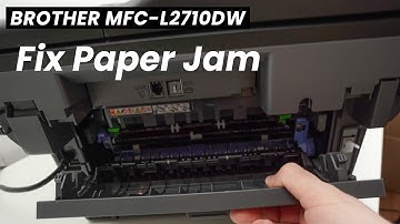 How to Fix Paper Jam on Brother MFC-L2710DW