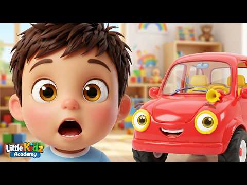 🛞 The Big Bouncing Tire Goes Round and Round | Fun Nursery Rhyme for Kids