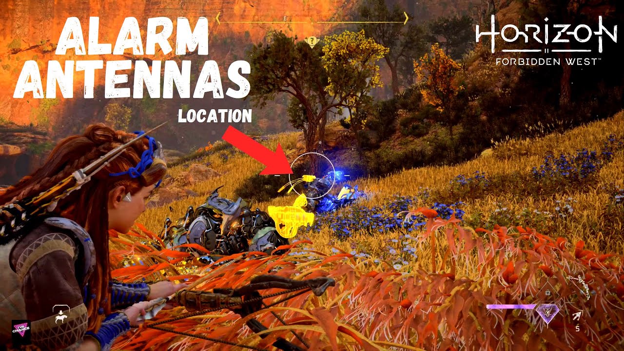 Horizon Forbidden West - ALARM ANTENNAS Side Quest and Location | PS5 (4K HDR 60FPS)