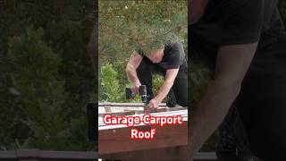 Budowa Wiaty Garażowej Cz 7 Dach Carport Part 7 Roof Ęglan
