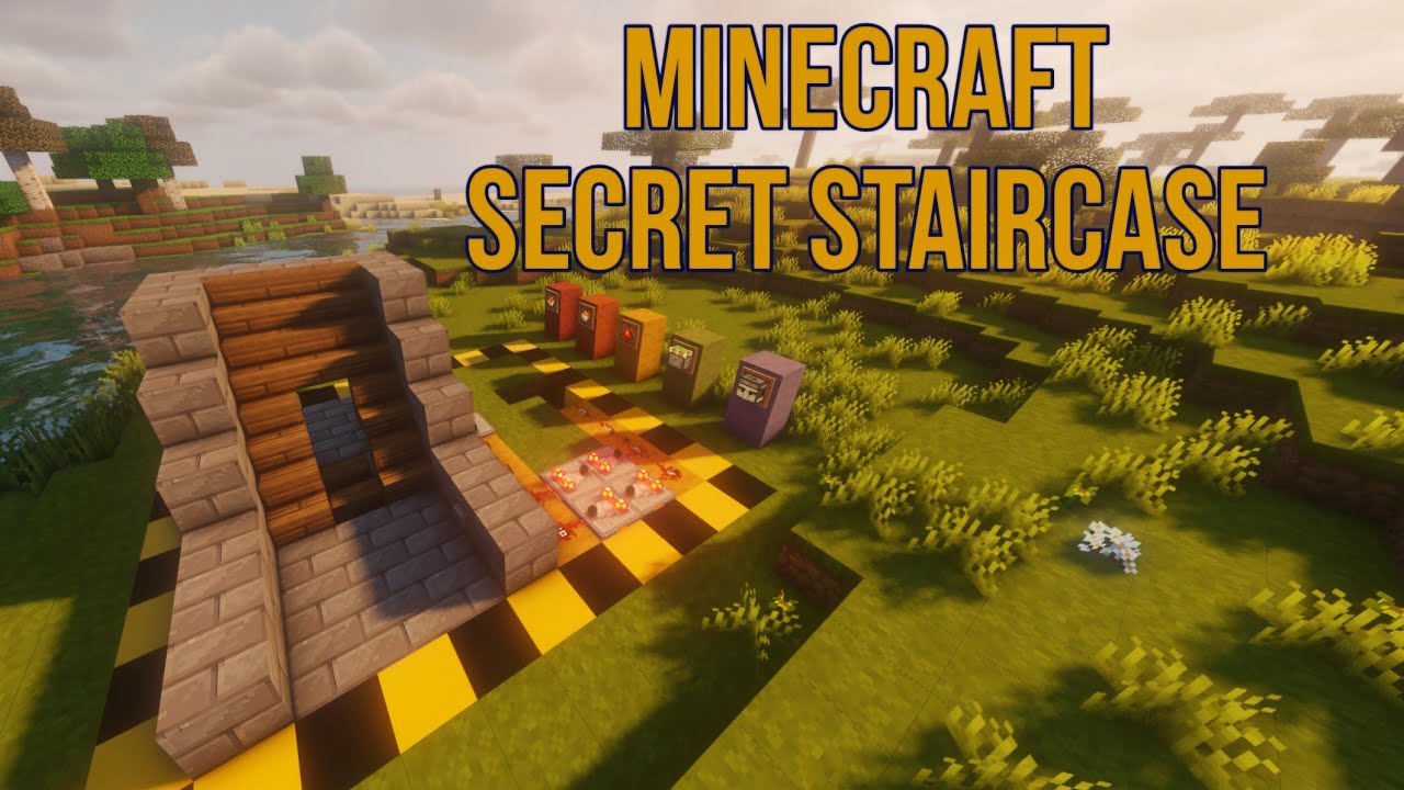 Minecraft | How to Build a Hidden Staircase | 1.21+ Tutorial | DE/EN ...