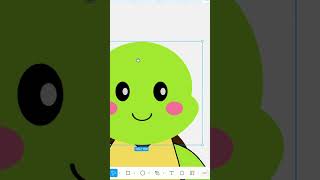 Say hello to Tobby the Turtle! Created entirely using basic shapes in Figma✨️ #FigmaIllustration