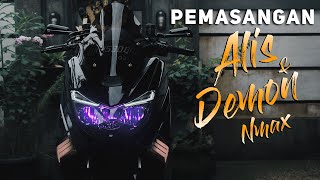 HEADLAMP NMAX JADI KEREN!!! PEMASANGAN ALIS & DEMON DI HEADLAMP NMAX HEADLAMP NMAX JADI KEREN!!! PEMASANGAN ALIS & DEMON DI HEADLAMP NMAX