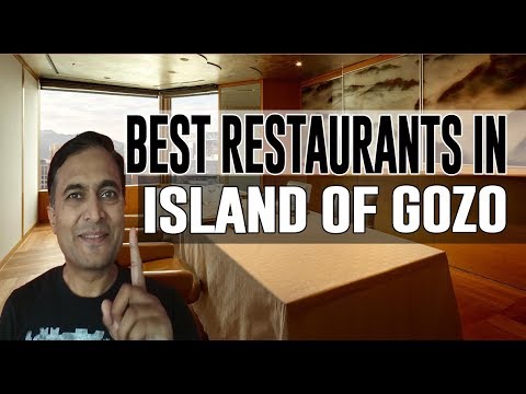 Best Restaurants and Places to Eat in Island of Gozo , Malta - YouTube