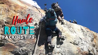 Haute Route - High Alpine Trek - Packing Tips - 7 Days