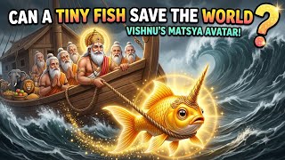 Can a Tiny Fish Save the World 🐟🌊 | Matsya Avatar Story for Kids