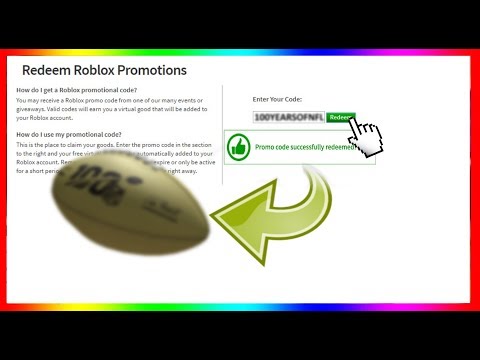 How To Get The Golden Football 2019 Roblox Promocode Youtube - roblox code redeemer 2017 nfl