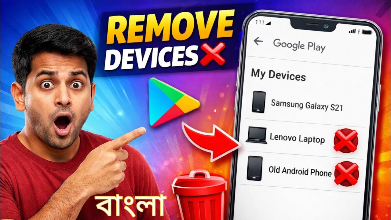 How to Remove Multiple Devices from Google Play Store | Google Account ...